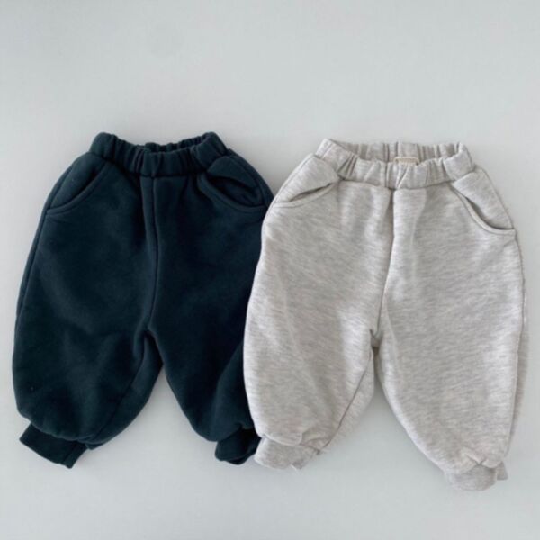 3-18M Fleece Thicken Loose Sport Pants Trousers Baby Wholesale Clothing KPV492799