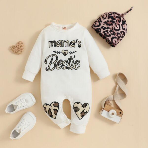 0-12M Cotton Letter Print Jumpsuit Baby Wholesale Clothing KJV492977