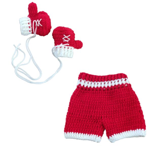 0-3M Knitwear Wool Yarn Briefs And Gloves Baby Wholesale Clothing KSV493058