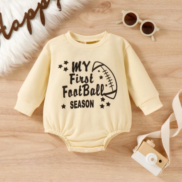 3-24M Letter Print Long Sleeve Romper Baby Wholesale Clothing KJV493022