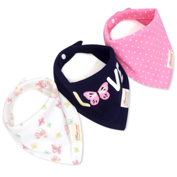 3-Pack Cartoon Triangular Scarf Newborn Baby Bibs Wholesale Accessories Vendors KDSV388177