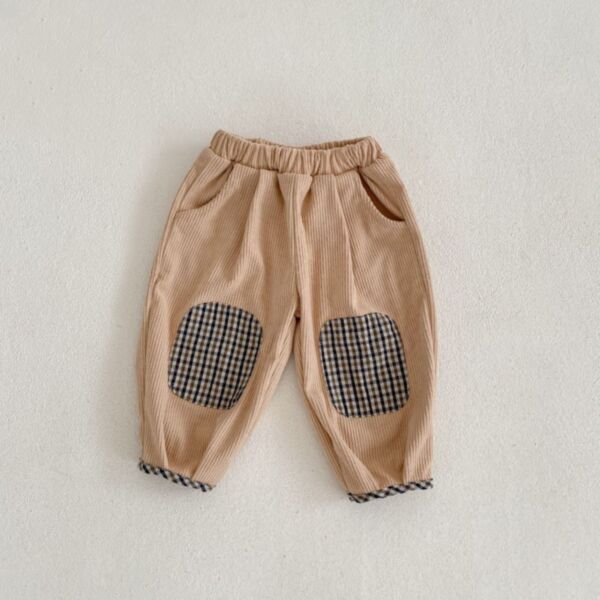 0-18M Plaid Square Texture Bubble Style Trousers Baby Wholesale Clothing KPV493247