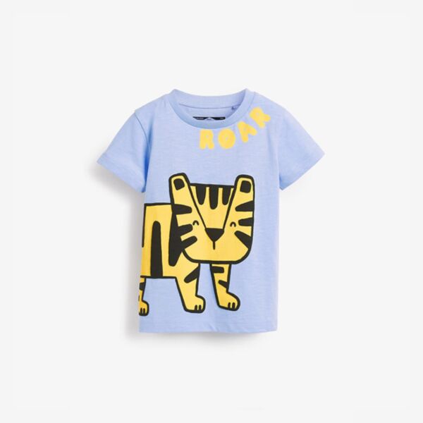18M-7Y Summer Unisex Round Neck Animal T-Shirts Wholesale Toddler Fashion Clothes KTV388560