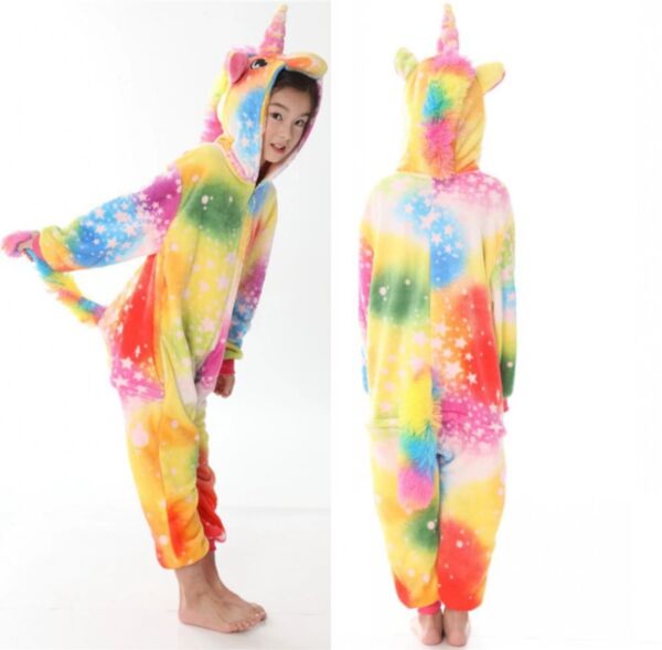 2-7Y Big Kid Style Animal Style Zipper Fleece Long Sleeve Jumpsuit Wholesale Kids Boutique Clothing KJV493104