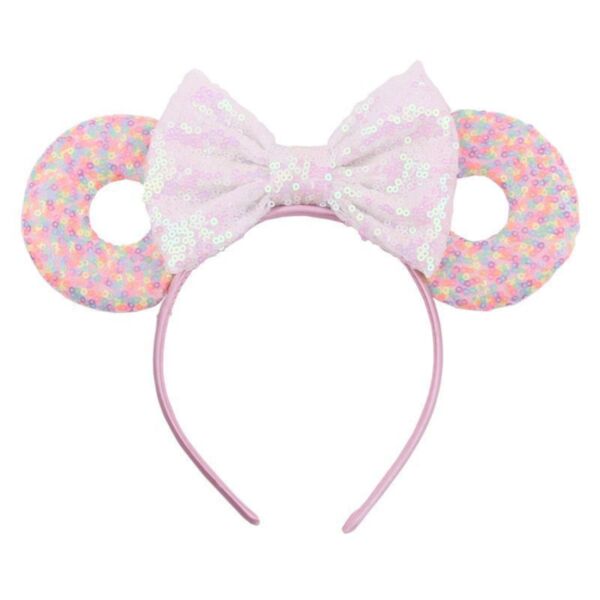 Kids Girls Donut Festive Bow Sequin Headband Wholesale Accessories Vendors KHBV388717