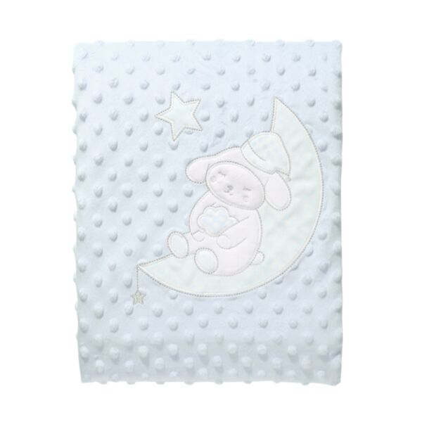 100*75CM Newborn Baby Double Layer Embroidered Bubble Throw Blanket KBLV388855