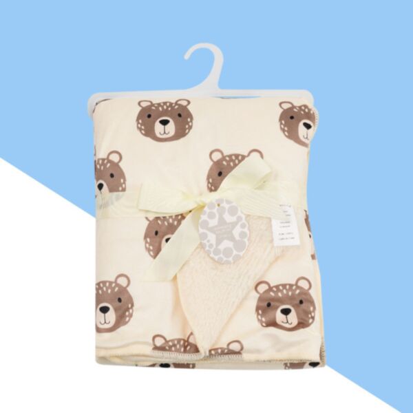 Baby Cartoon Double Plush Newborn Blanket Wholesale Accessories Vendors KBLV388854