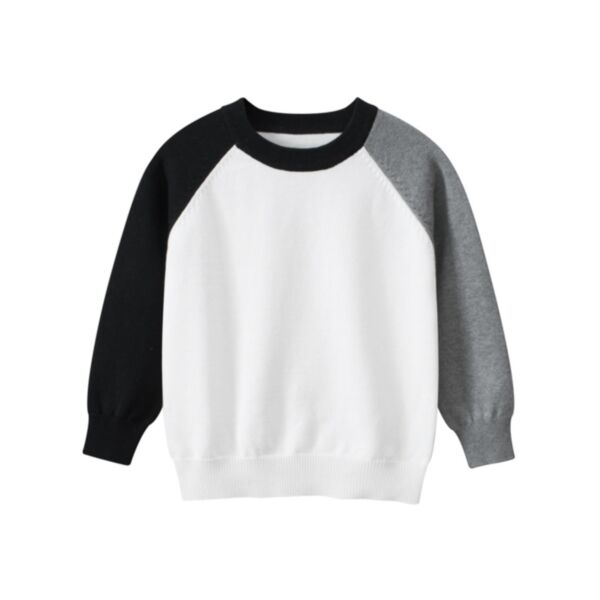 18M-7Y Toddler Boys Contrast Sleeve Pullover Wholesale Boys Clothing KTV388969