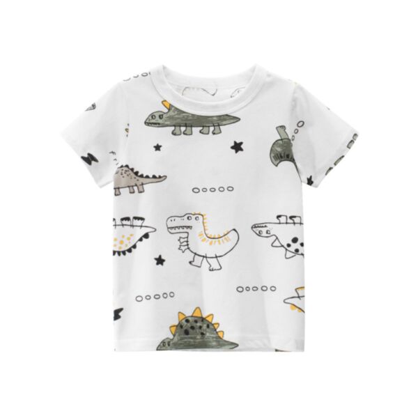 18M-7Y Toddler Boys Dinosaur T-Shirts Wholesale Boys Boutique Clothing KTV388977