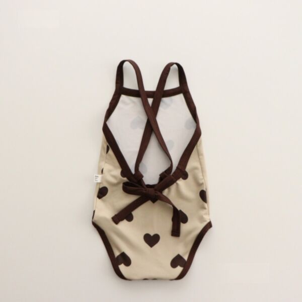 3-24M Love Heart Suspender Romper Baby Wholesale Clothing
