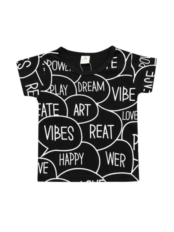 Toddler Alphabet Print Tee