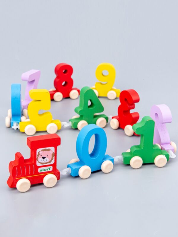 Wooden Digital Train Toy