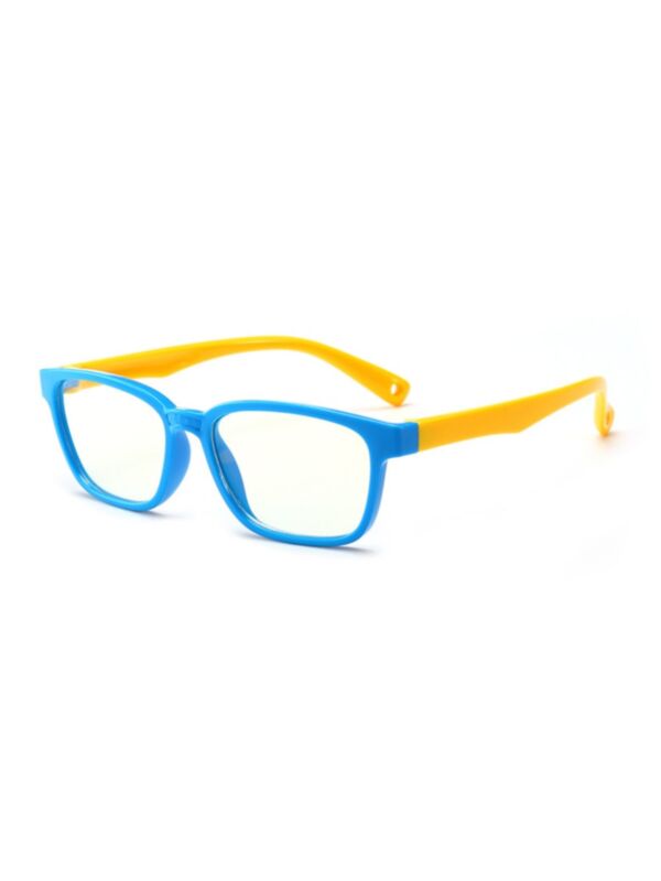 Kid Color Blocking Anti-blue Light Glasses