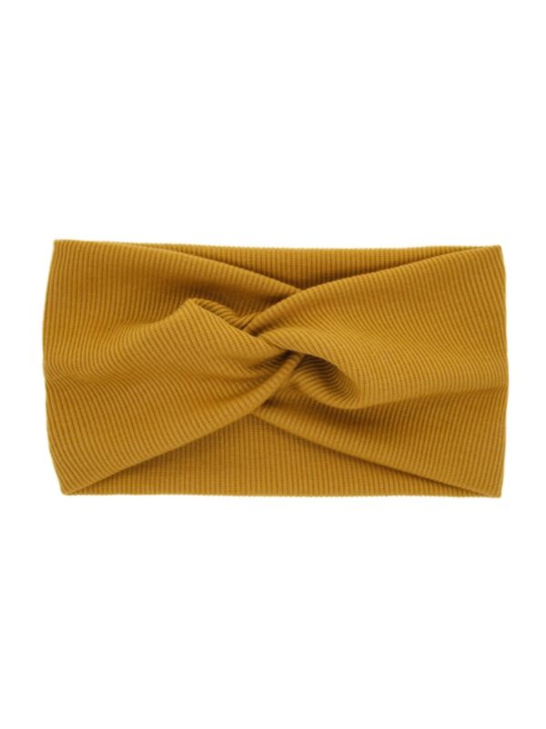 Girl Solid Color Cross Type Baby Headbands Wholesale