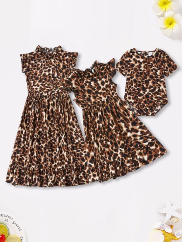 Mummy And Me Leopard Dress