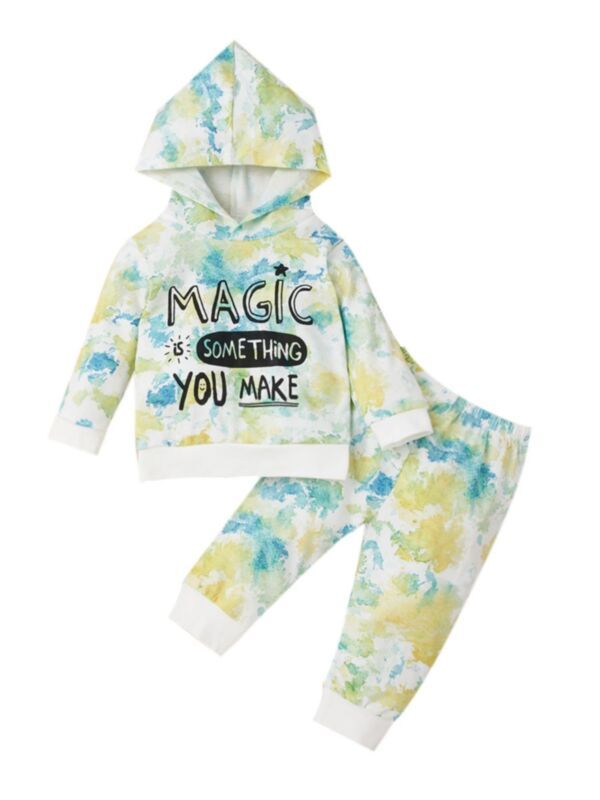 2 Pieces Baby Magic Is Something You Make Set Hooded Sweatshirt And Sweatpants