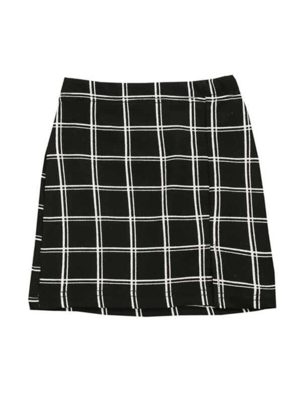 Plaid Skirt For Girls