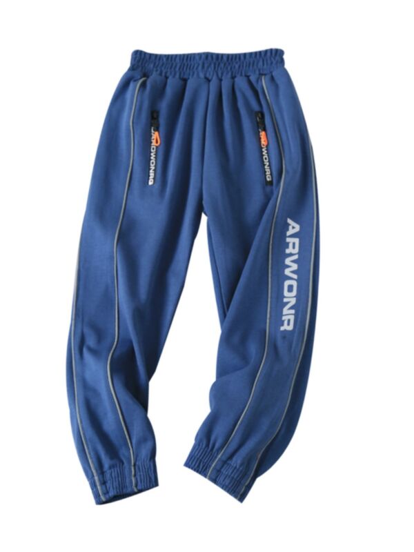 Kid Boy Letter Print  Sweatpants