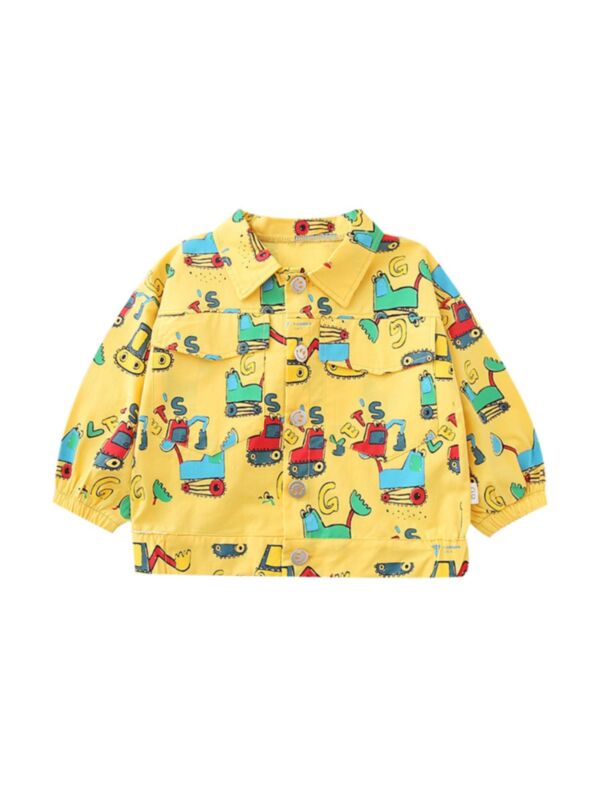Kid All Over Print Excavator Jacket