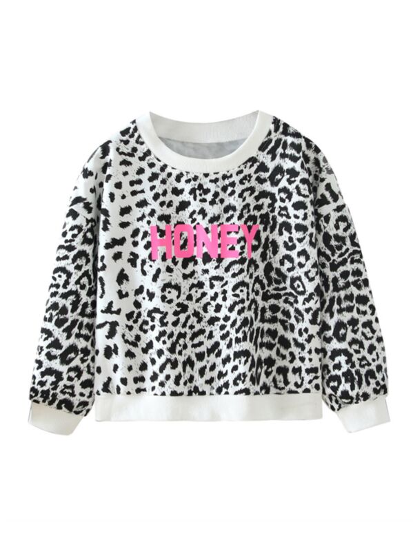Kid Girl Leopard Honey Top