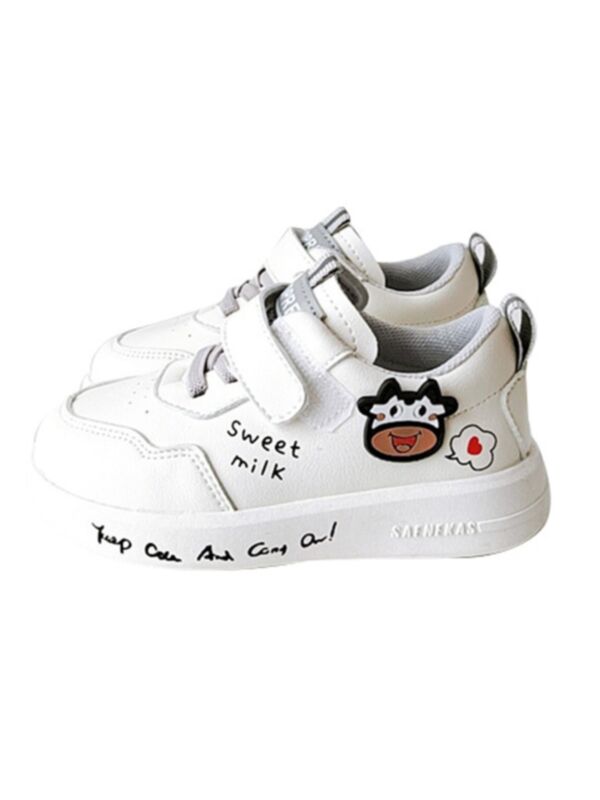Kid Sweet Milk Velcro Sneakers