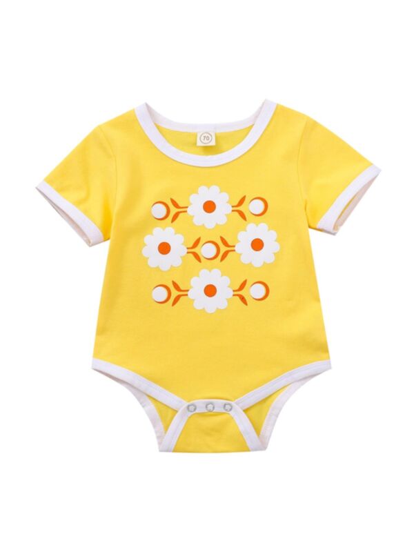 Baby Girl Floral Print Bodysuit