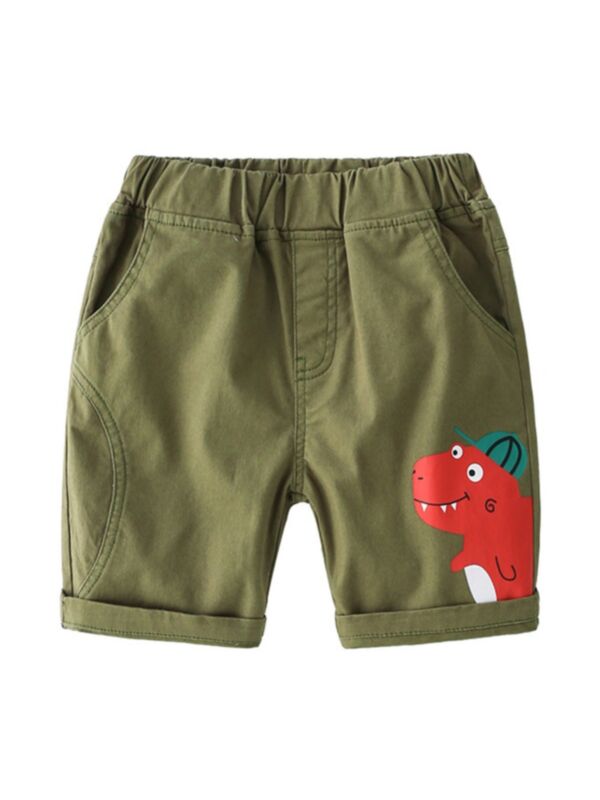  Dinosaur Casual Shorts For Kid Boy