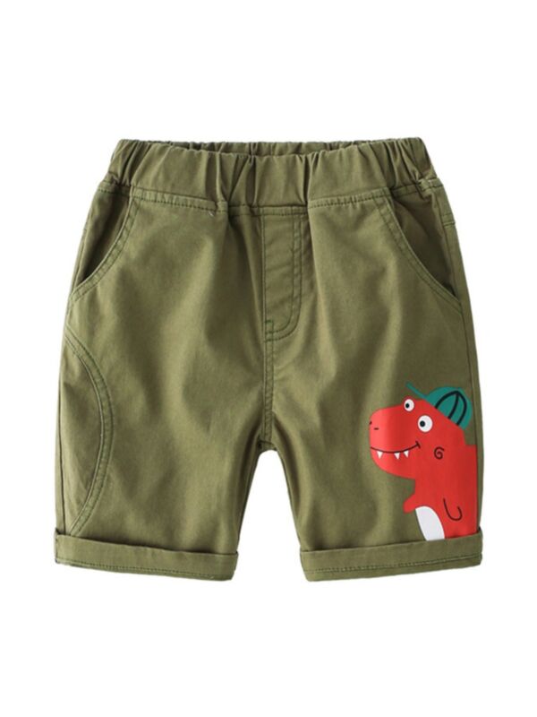 Dinosaur Casual Shorts For Kid Boy