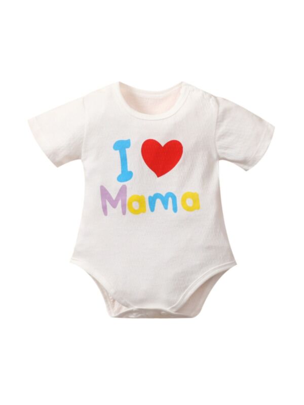 Baby I Love Mama Bodysuit 