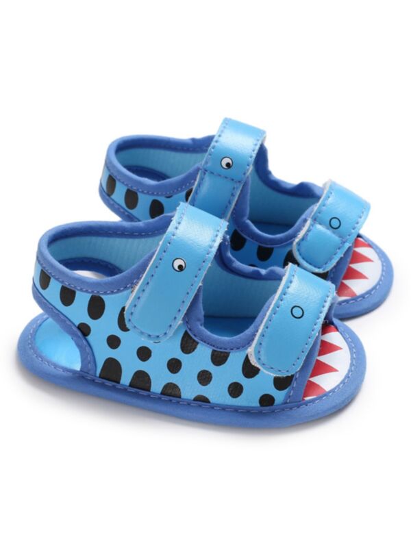 Baby Boy  Crocodile Print Prewalkers Sandals