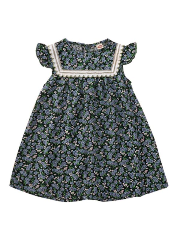 Floral Print Dresses For Girls 210324217