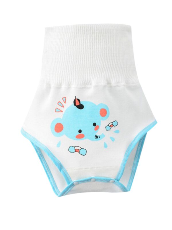 Baby Cartoon Belly Protection Briefs Panties