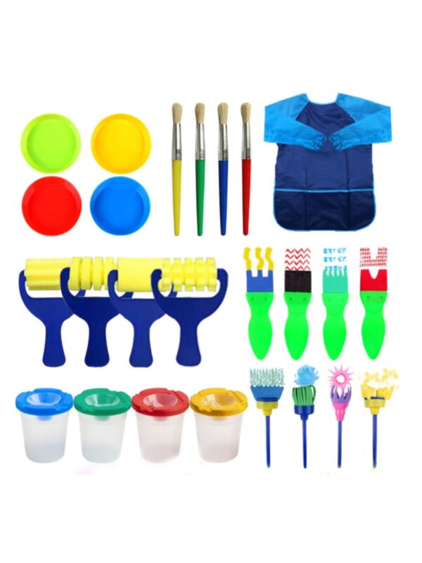 25 PCS Kids DIY Graffiti Toys Set