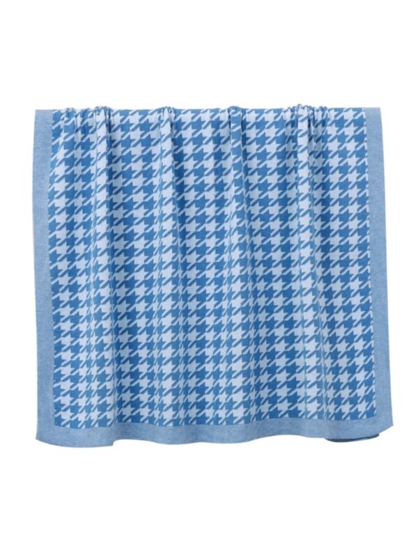 Baby Houndstooth Knit Blanket