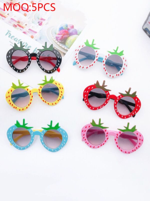 Strawberry Shape Kid Sunglasses 210412079