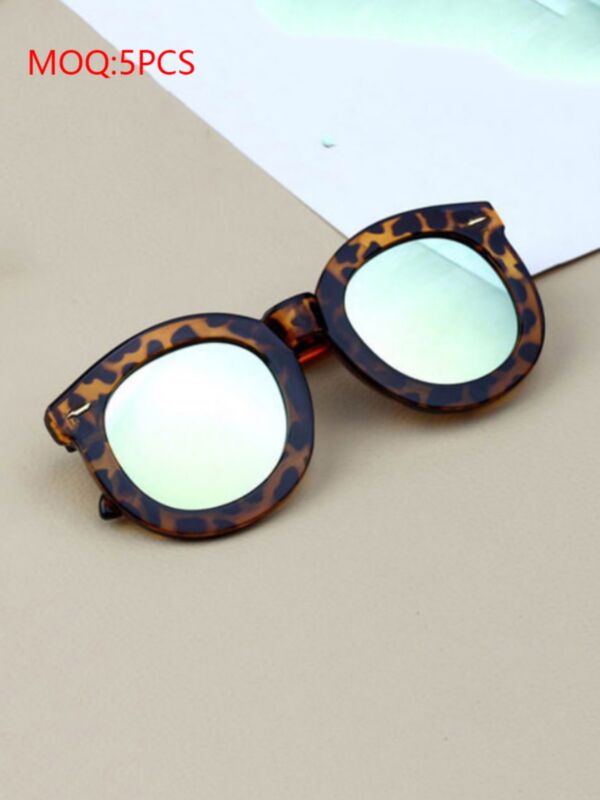 Kid Leopard Retro Sunglasses