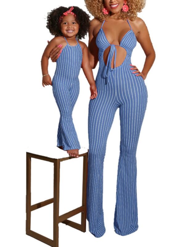 Mom And Me Stripe Cami Jumpsuit