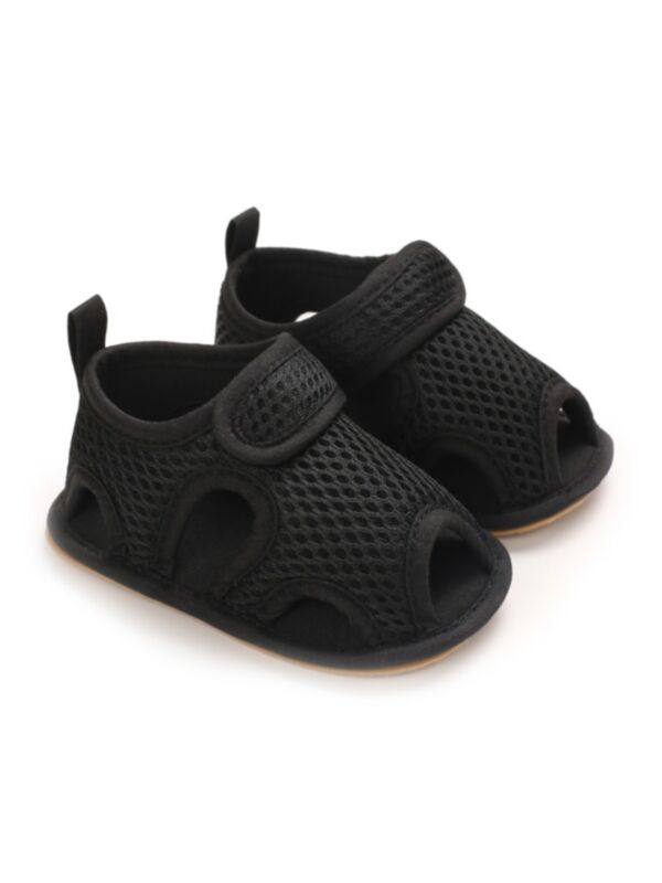 Baby Solid Color Mesh Crib Sandals Wholesale Baby Shoes