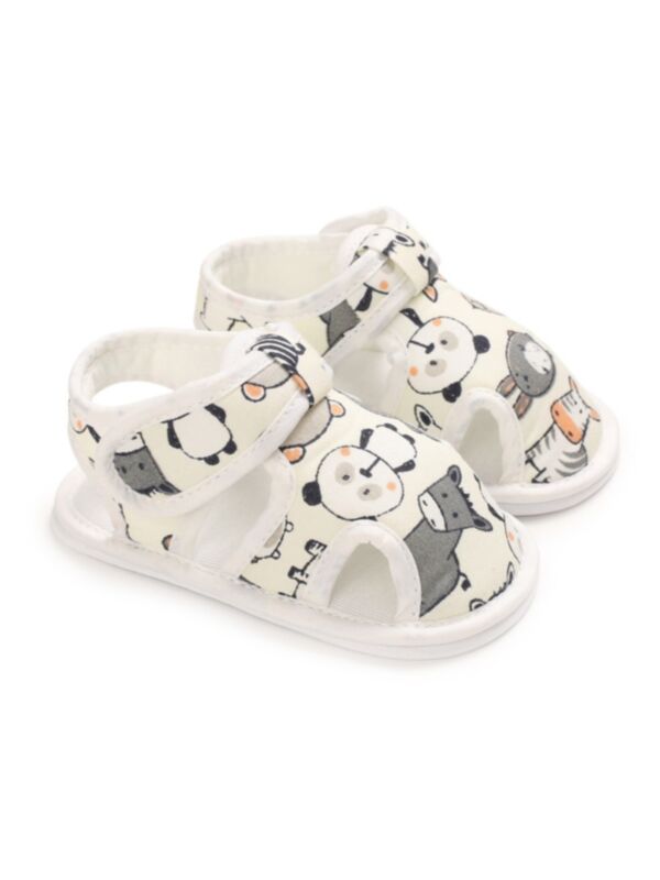 Baby Animal Print Crib Shoes