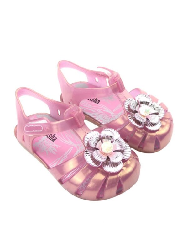 Girl Flower Jelly Roman Sandals