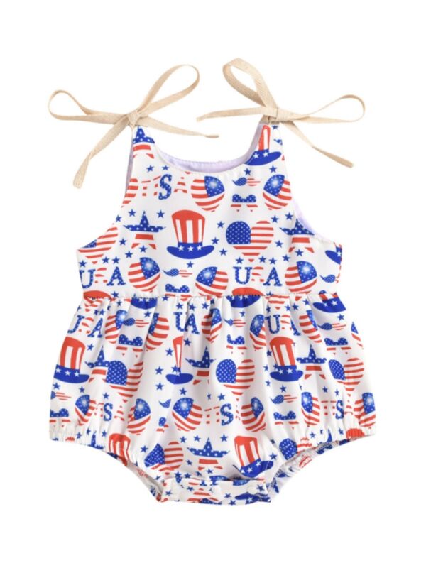Baby Girl Independence Day Cami Bodysuit 
