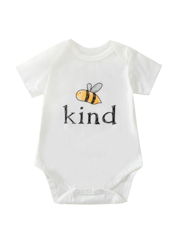 Baby Kind Beer Print Bodysuit