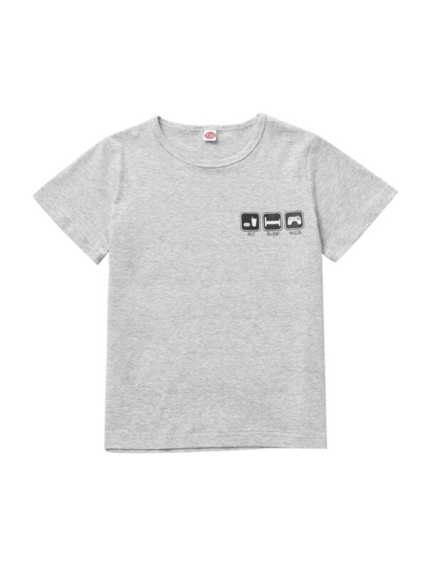 If you want other styles of Kids Top, you can check out:
3-12Y Kids Boys Letter Print Short Sleeve Crewneck Top Wholesale Clothing Kidswear KTV590439 gray