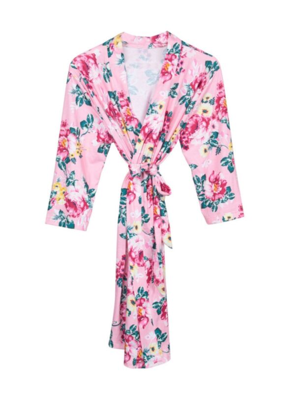 Maternity Floral Robe