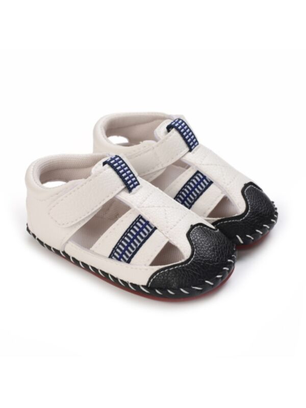 Baby Boy Close Toe Prewalker Sandals