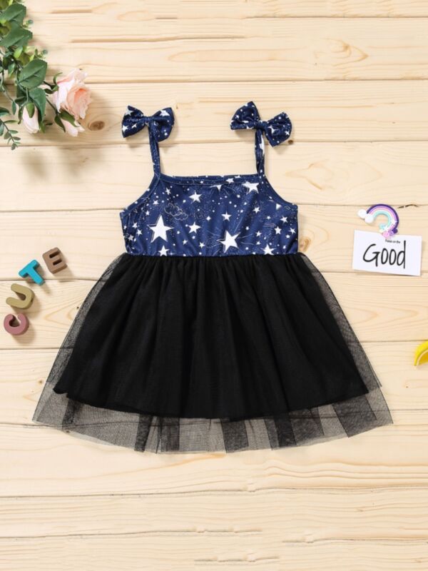 Baby Toddler Girl Star Mesh Cami Dress