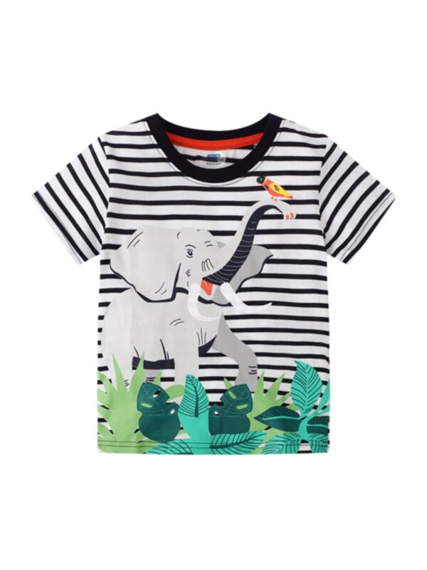  Elephant Print Kid Tee 210525984