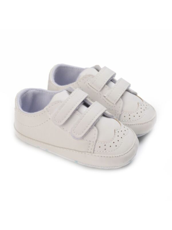 Baby Plain PU Pre Walker Sneakers Wholesale Baby Shoes 210604268