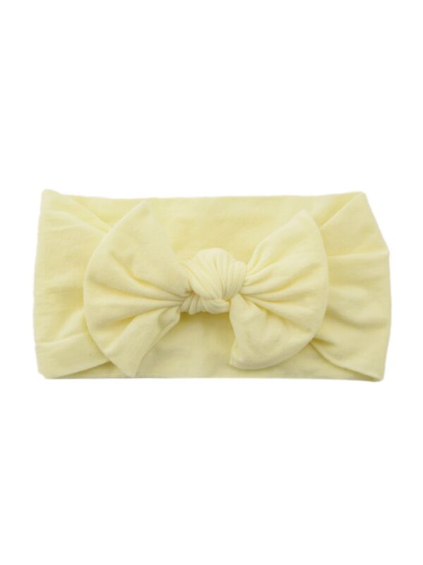 Baby Girl Solid Color Bow Headband 210608405 