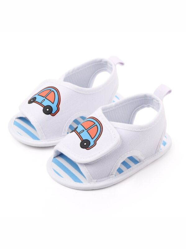 Car Print Baby Boy Sandals 210609694